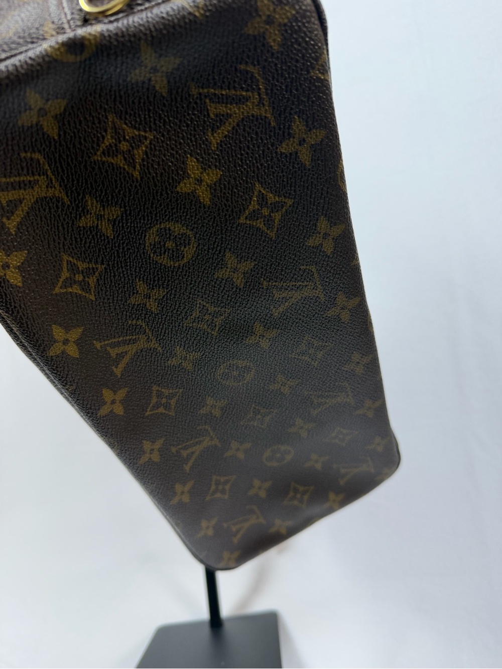 Louis Vuitton Monogram Neverfull MM Tote Bag Brown Vachetta Leather Authentic - Picture 9 of 16